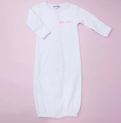 Little Sister Embroidered Gown/Converter