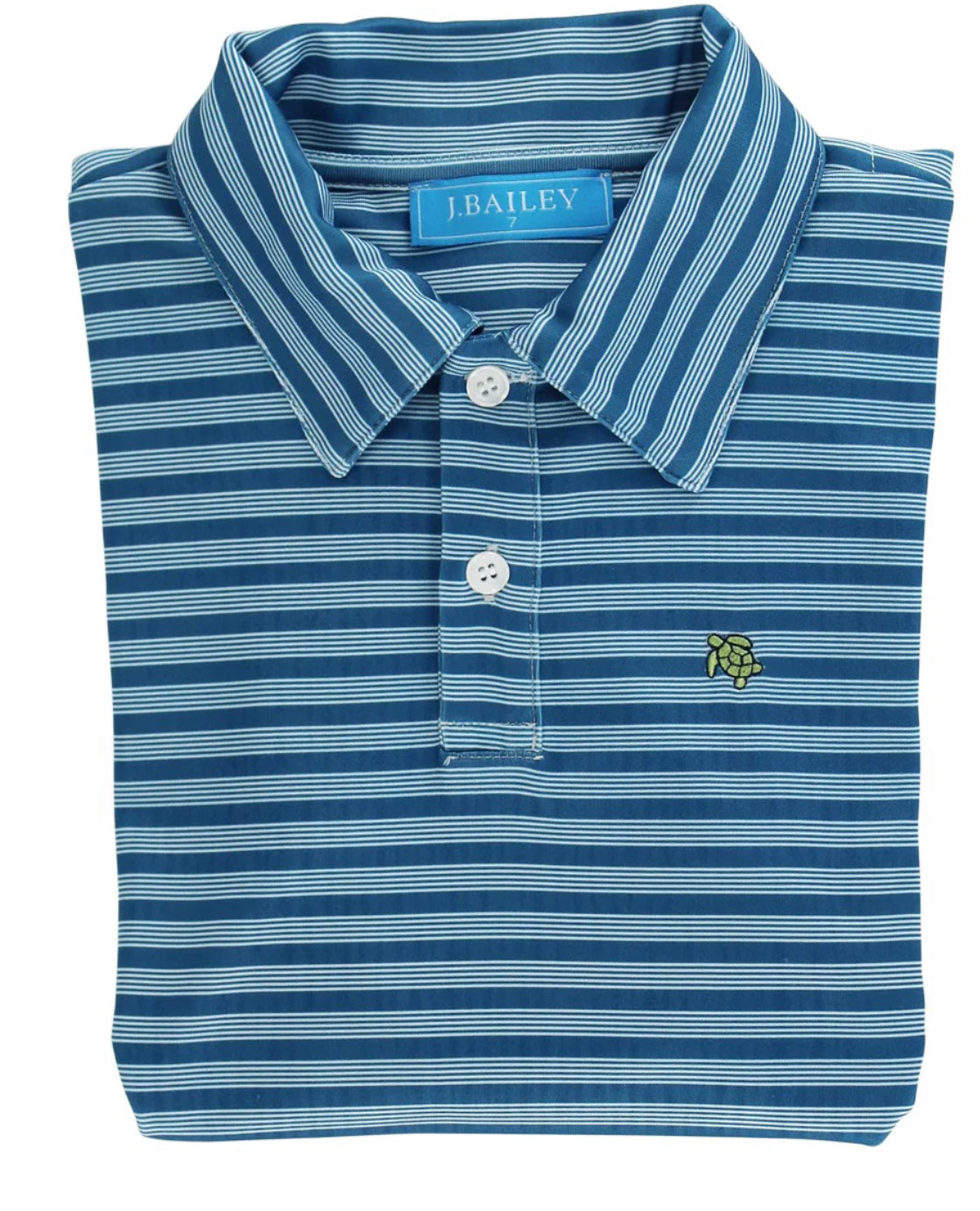 Long Sleeve Striped Polo