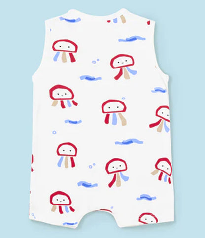 2pc Crab, Whale, Octopus, & Shark Romper