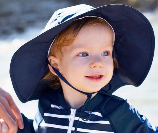 Navy Sun Protective Hat