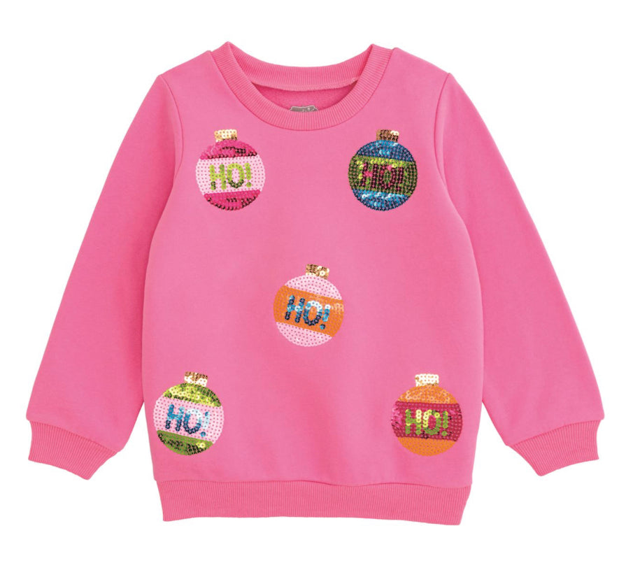 Ornament Sequin Sweatshirt