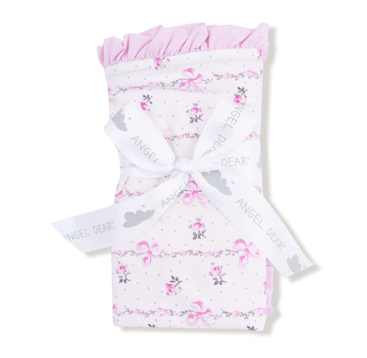 Dainty Bits And Bows Swaddle Blanket
