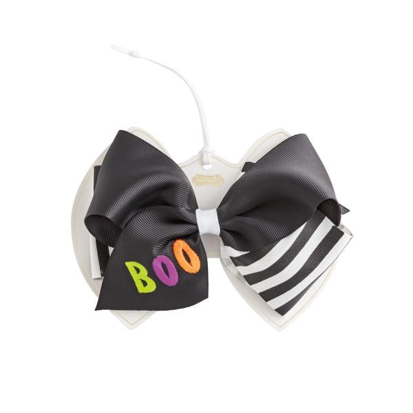 Boo Embroidered Bow