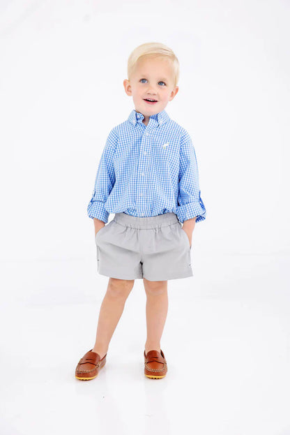 Prepletic Shorts in Grantley Gray