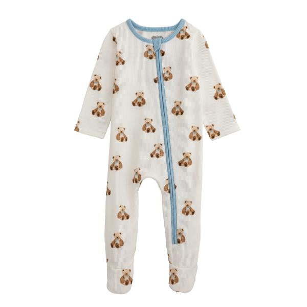 Teddy Bear Printed Footie
