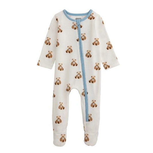 Teddy Bear Printed Footie