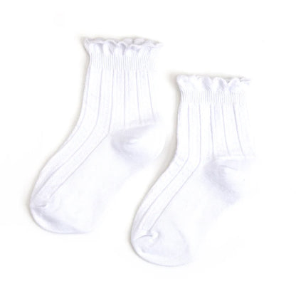 Scalloped Frilly Midi Socks