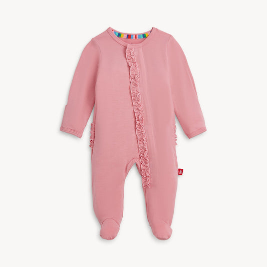 Magnetic Me Tickled Pink Ruffle Footie