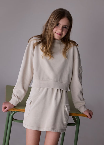 Matching Top Skirt Set