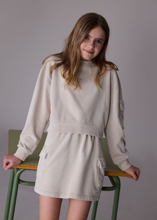 Matching Top Skirt Set