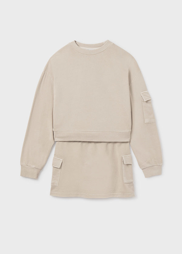 Matching Top Skirt Set