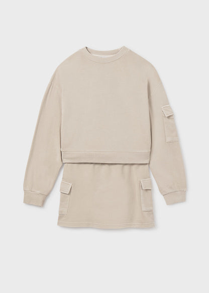 Matching Top Skirt Set