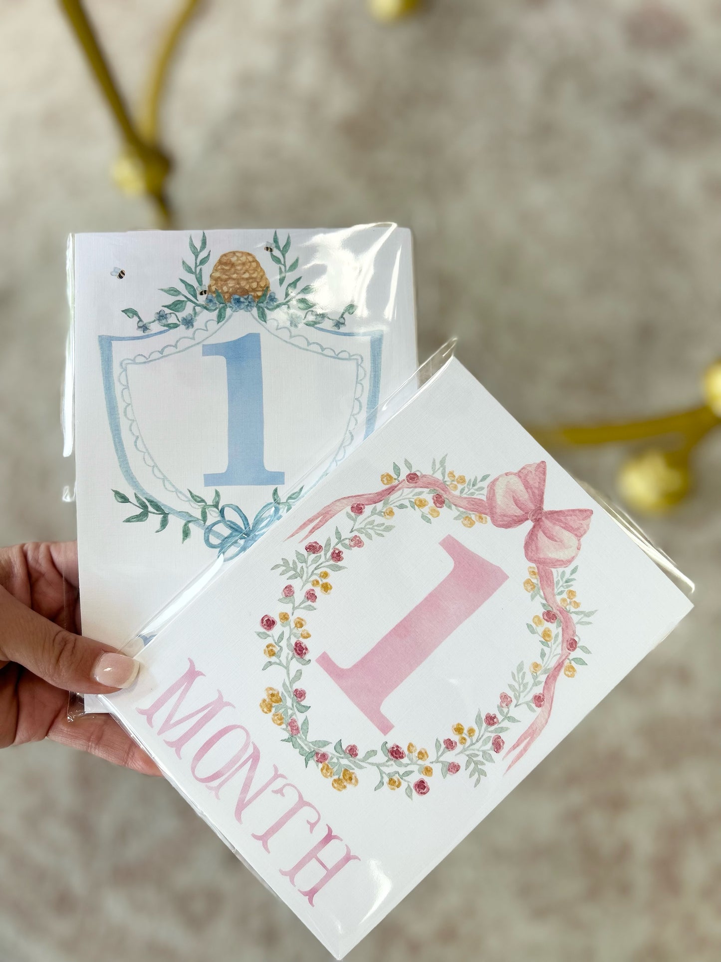 Monthly Milestone Cards