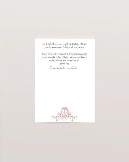 Monthly Milestone Cards