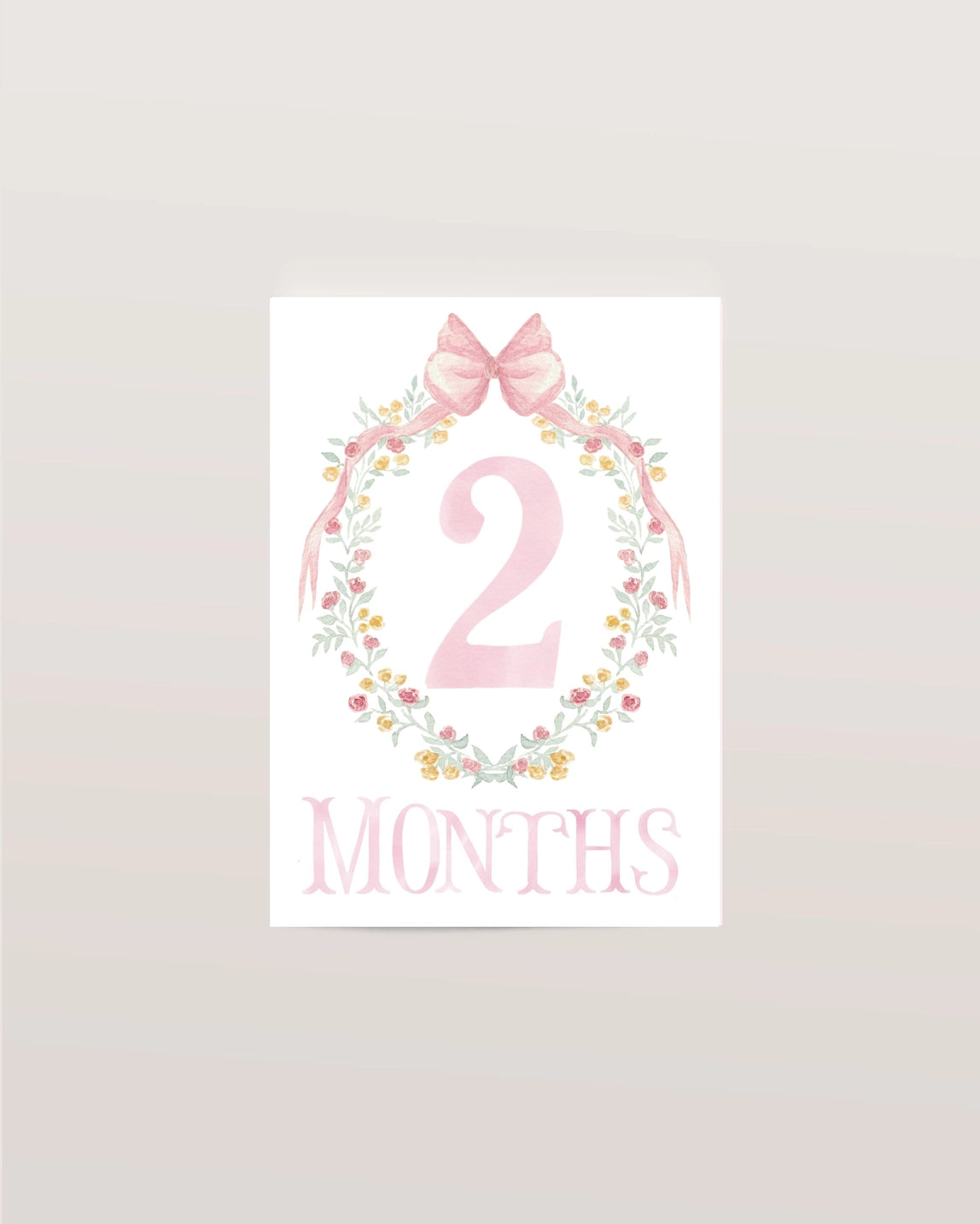 Monthly Milestone Cards
