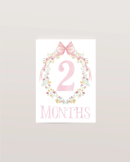 Monthly Milestone Cards