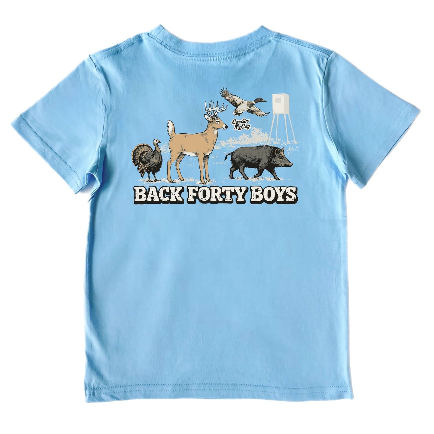Blue Back Forty Boys Tee