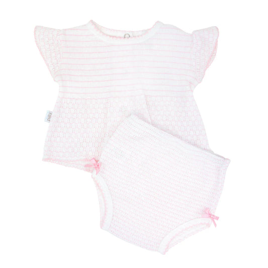 Flutter Sleeve Pinstripe