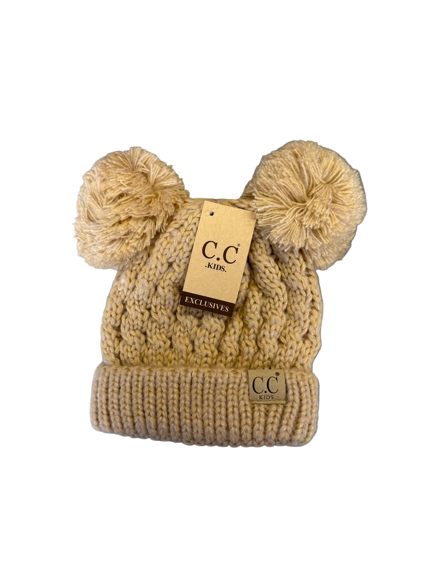 Kids Multi Tone Double Pom