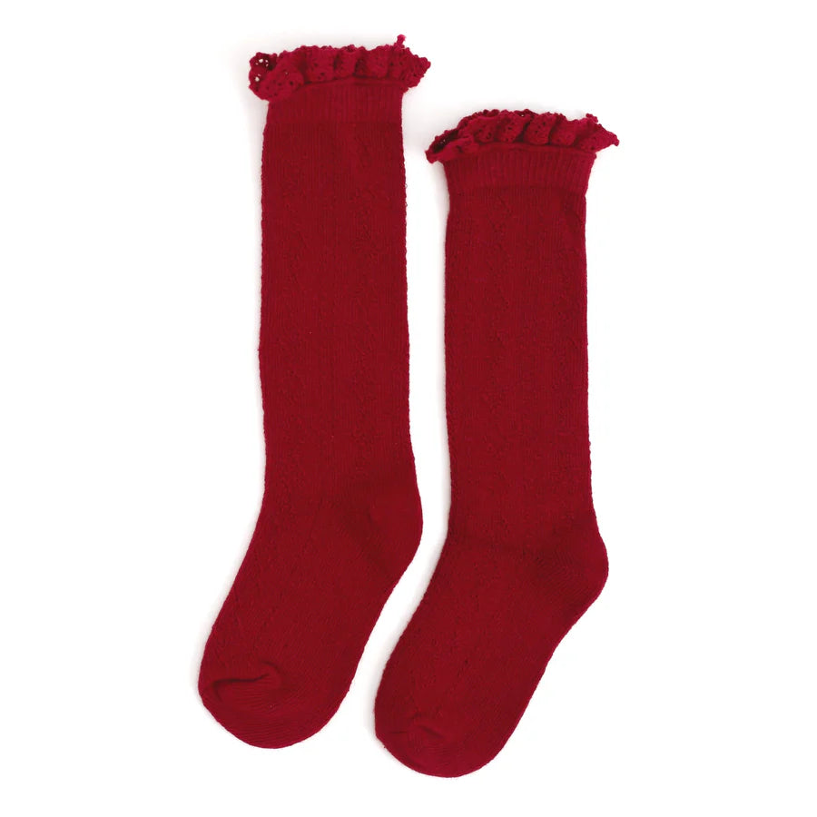 Cherry Fancy Knee High Socks