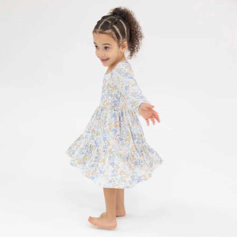 Edith’s Floral Dress and Legging Set