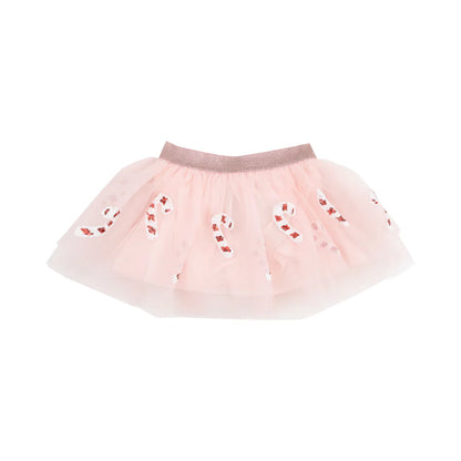 Candy Cane Sequin Tulle Skirt