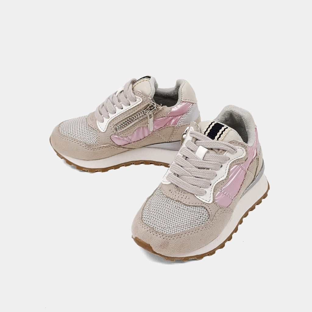 Phoebe Pink Metallic Sneaker