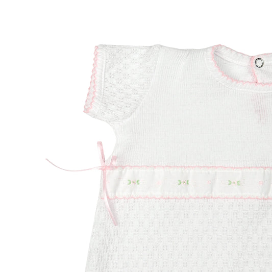 Swiss Floral Knit Bubble