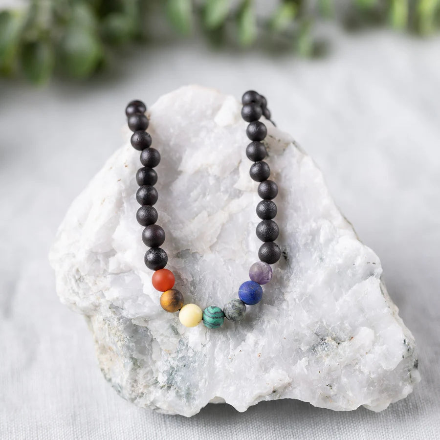 Raw Chakra Cherry Baltic Amber Necklace