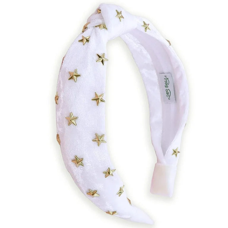 Gold Star Studded Headband