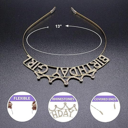Birthday Girl Crown Headband