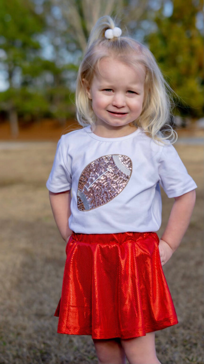 Red Sparkle Blakely Skort