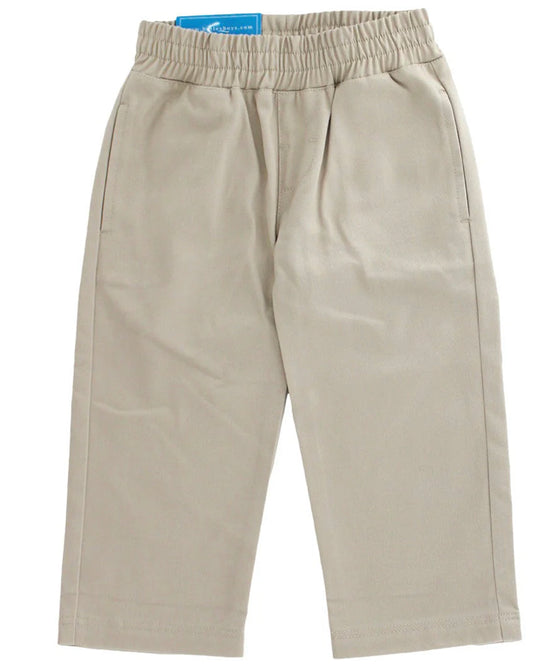 Khaki pull on pant