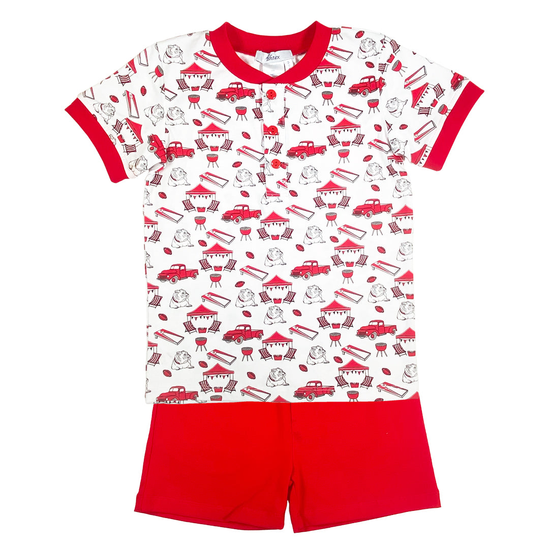 GameDay Bulldog Boys Short Set