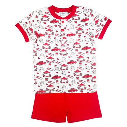 GameDay Bulldog Boys Short Set