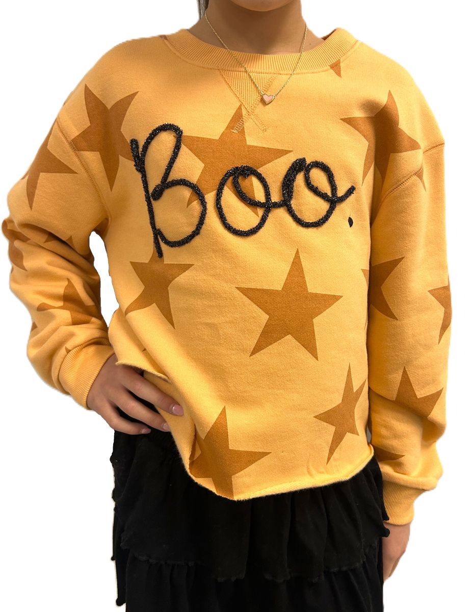 Boo Tinsel Sweatshirt