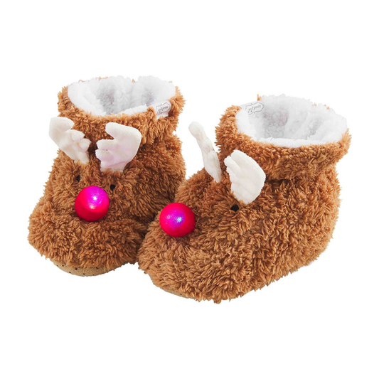 Light up holiday slippers