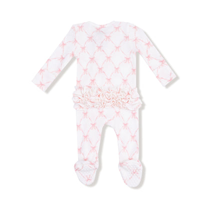 Ribbon Bow Trellis Footie