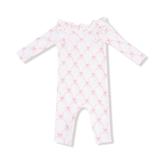 Ribbon Bow Trellis Romper