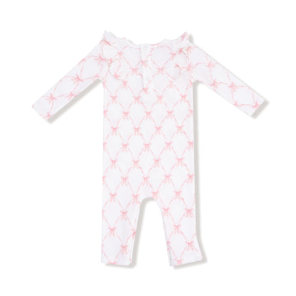 Ribbon Bow Trellis Romper
