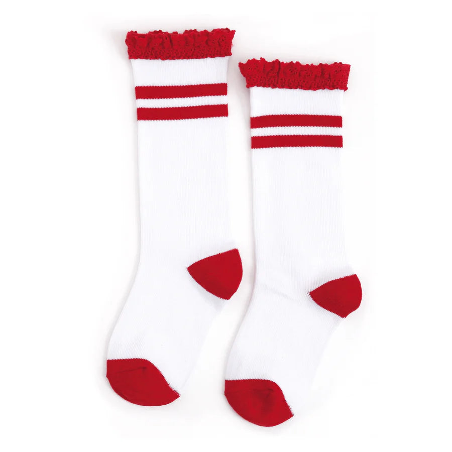 Lace Top Knee High Socks