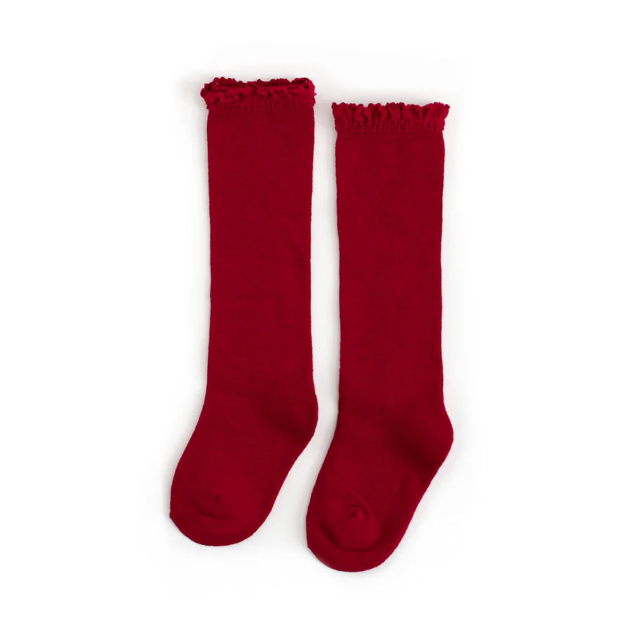 Fancy Lace Knee High Socks