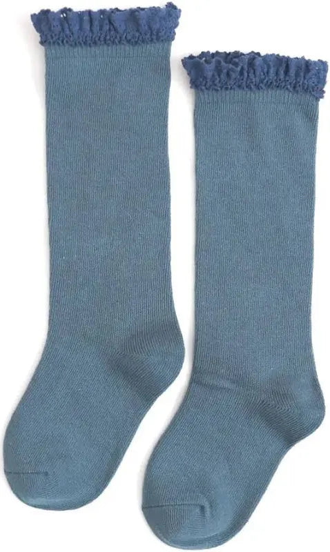 Lace Top Knee High Socks