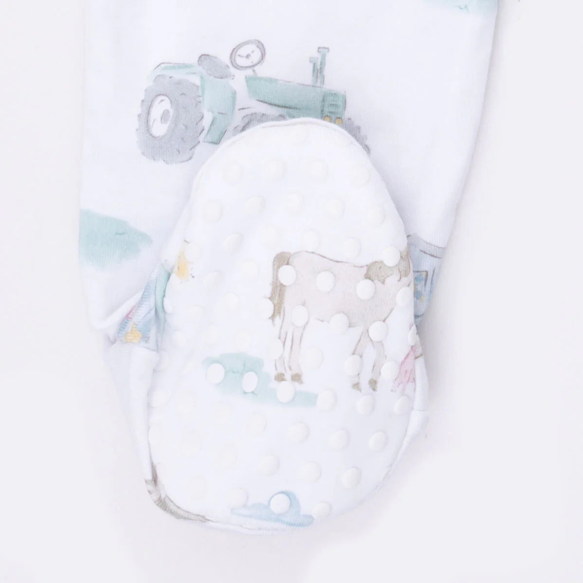 Farm Party 2-Way Zipper Footie