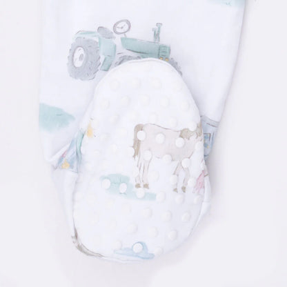 Farm Party 2-Way Zipper Footie