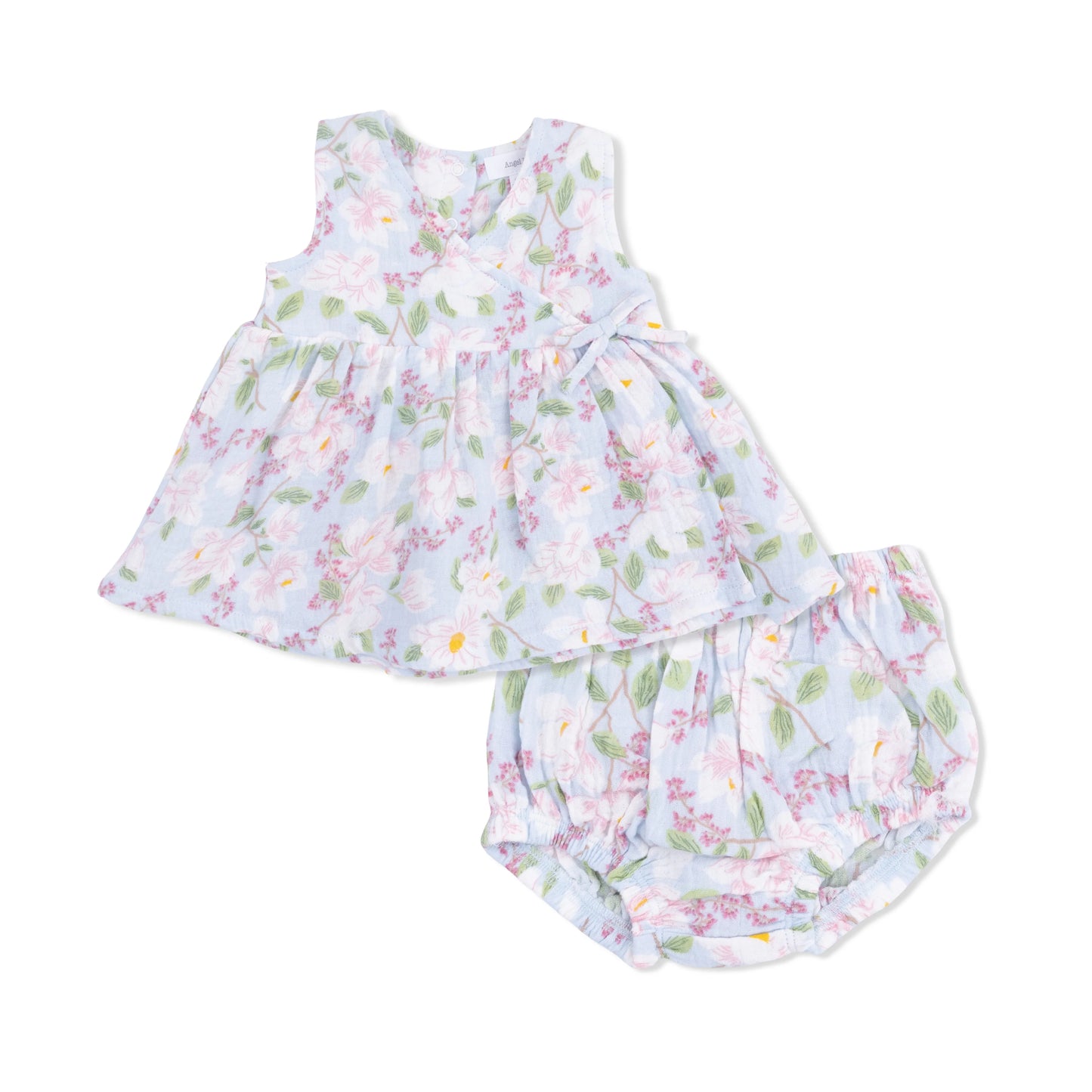 Magnolias Kimono Dress with Bloomer