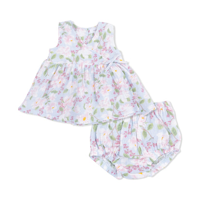 Magnolias Kimono Dress with Bloomer