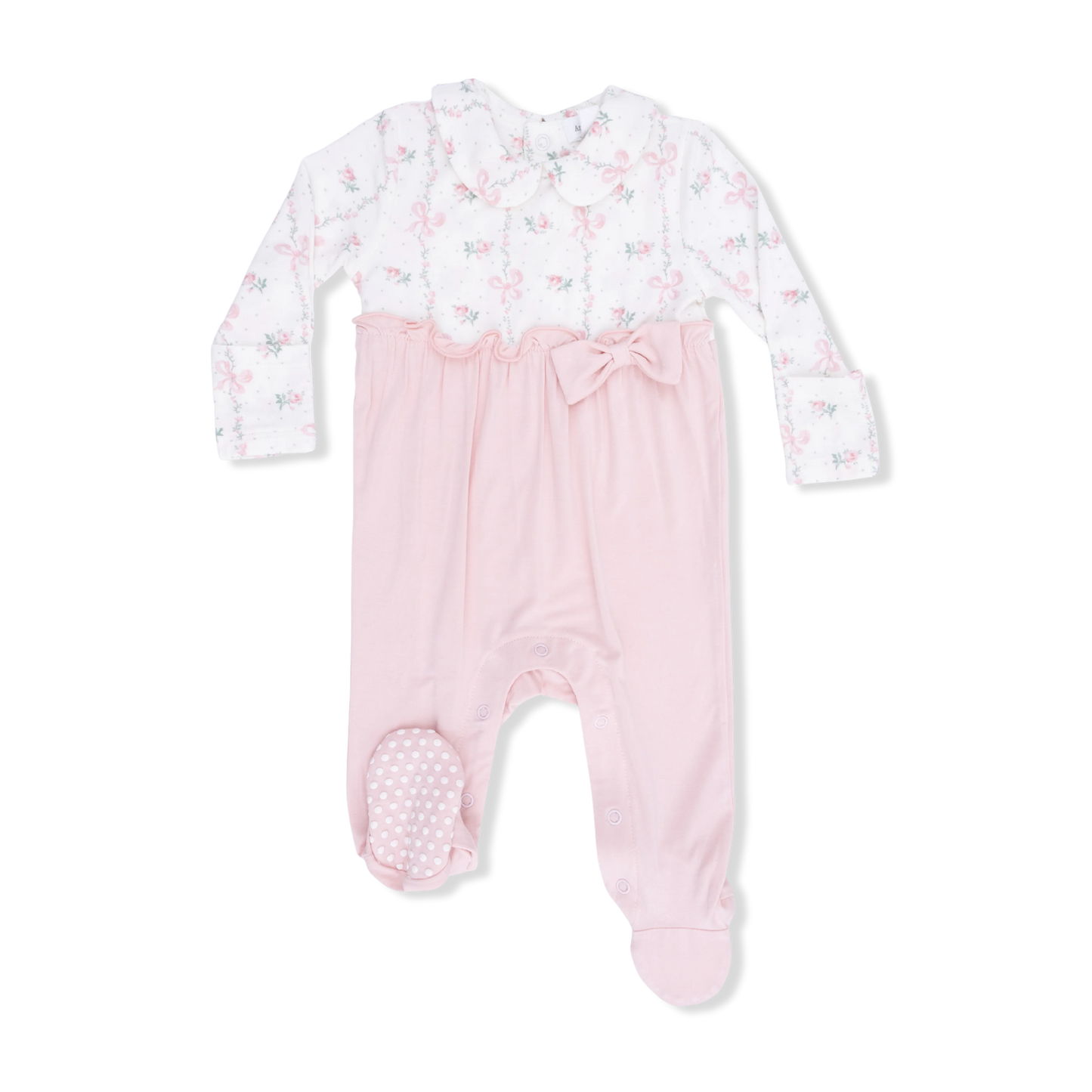 Dainty Buds and Bows Footie