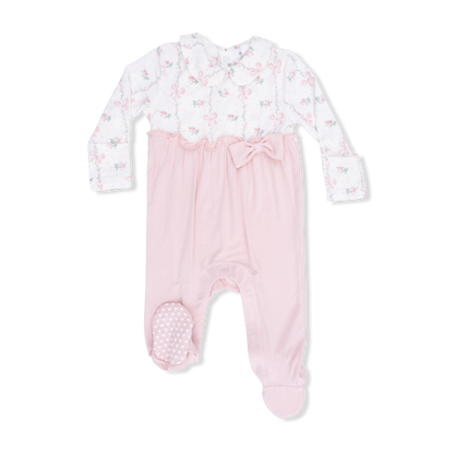 Dainty Buds and Bows Footie