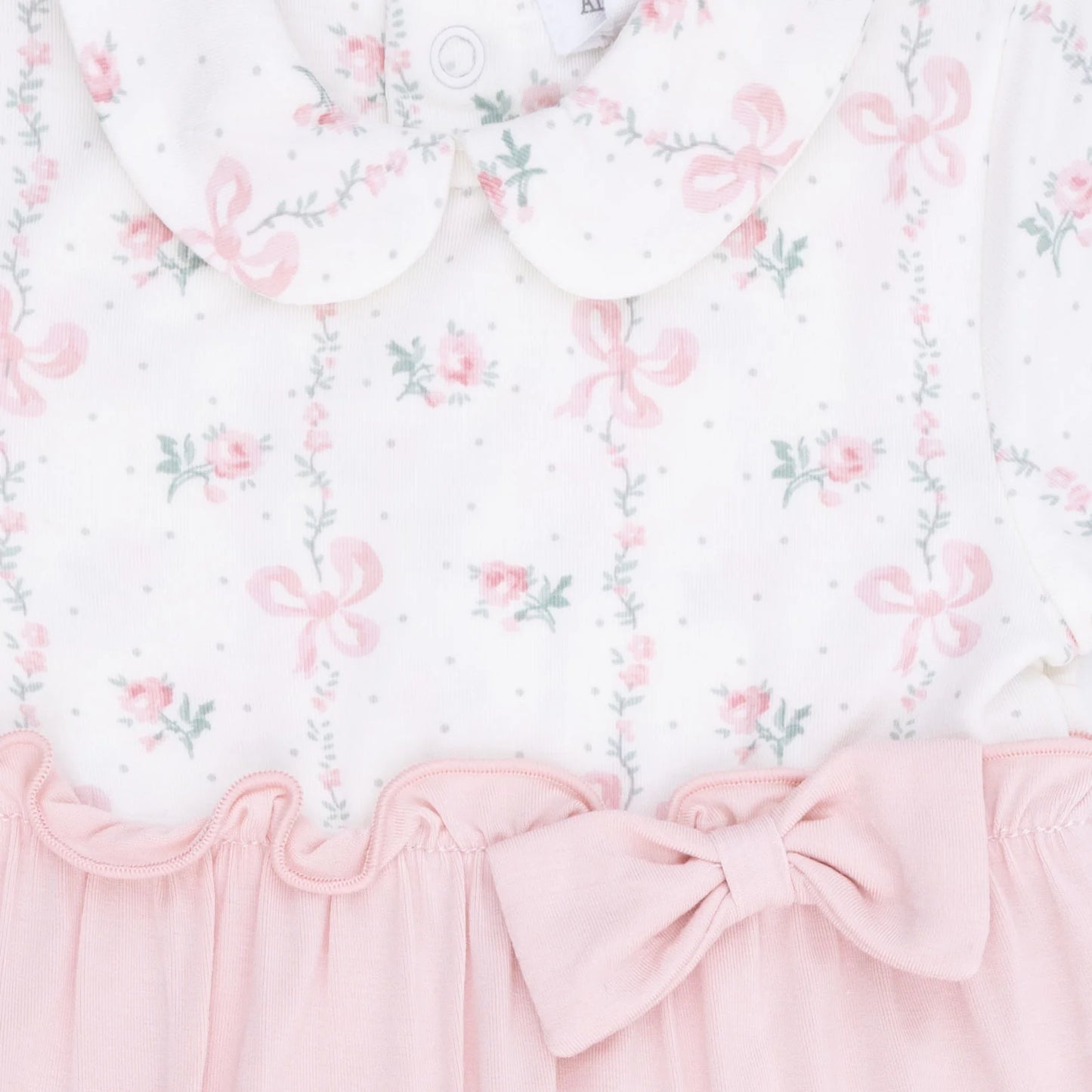 Dainty Buds and Bows Footie
